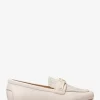 Mandy Leder- und Logo-Mokassin-Loafer