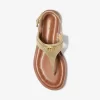 Mandy Metallic-Leder-T-Riemen-Sandale Mandy Metallic-Leder-T-Riemen-Sandale
