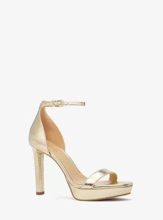 Margot Metallic Plateau-Sandale