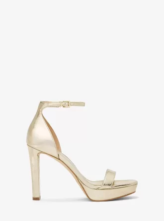 Margot Metallic Plateau-Sandale