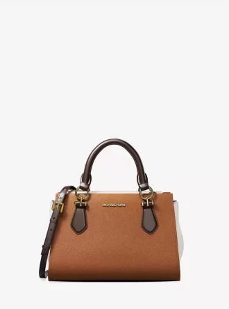 Marilyn Kleine Umhängetasche aus Saffiano-Leder mit Farbblock-Design