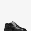 Marte Oxford-Schuhe aus Leder mit Krokodilprägung Marte Oxford-Schuhe aus Leder mit Krokodilprägung
