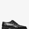 Marte Oxford-Schuhe aus Leder mit Krokodilprägung Marte Oxford-Schuhe aus Leder mit Krokodilprägung