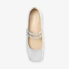 Matilda Mary Jane aus geknacktem Metallic-Leder Matilda Mary Jane aus geknacktem Metallic-Leder