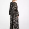 Maxikleid aus geblümtem Georgette Maxikleid aus geblümtem Georgette