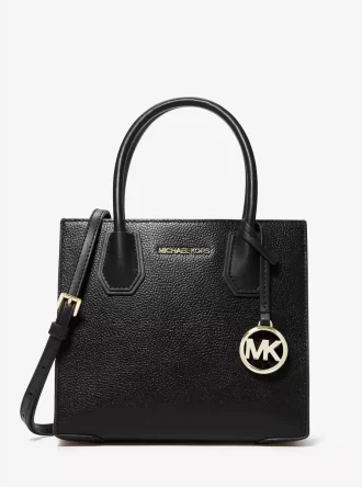Mercer Medium Crossbody-Tasche aus genarbtem Leder