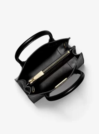 Mercer Medium Crossbody-Tasche aus genarbtem Leder
