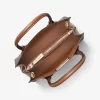 Mercer Medium Logo und Leder Akkordeon-Umhängetasche Mercer Medium Logo und Leder Akkordeon-Umhängetasche