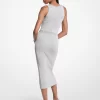 Metallic Strick Midi Tankkleid Metallic Strick Midi Tankkleid