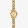 Micro Lexington Pavé Goldfarbene Uhr Micro Lexington Pavé Goldfarbene Uhr