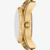 Micro Lexington Pavé Goldfarbene Uhr Micro Lexington Pavé Goldfarbene Uhr