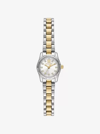 Micro Lexington Pavé Zweifarbige Uhr