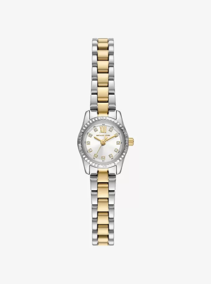 Micro Lexington Pavé Zweifarbige Uhr Micro Lexington Pavé Zweifarbige Uhr