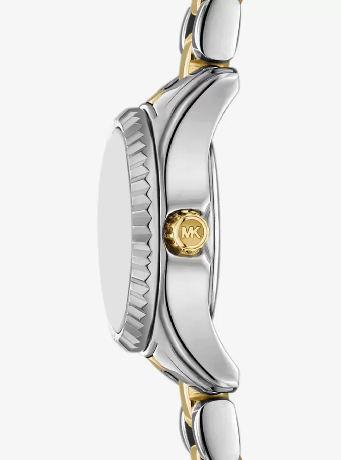 Micro Lexington Pavé Zweifarbige Uhr Micro Lexington Pavé Zweifarbige Uhr