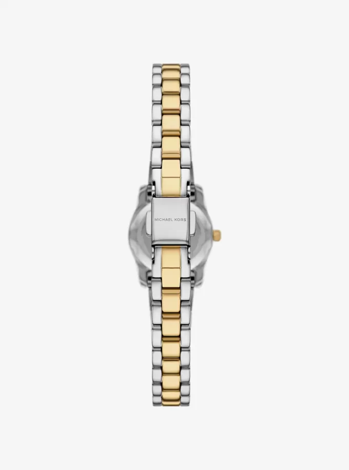 Micro Lexington Pavé Zweifarbige Uhr Micro Lexington Pavé Zweifarbige Uhr