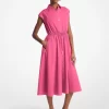Midikleid aus Stretch-Baumwollpopeline Midikleid aus Stretch-Baumwollpopeline