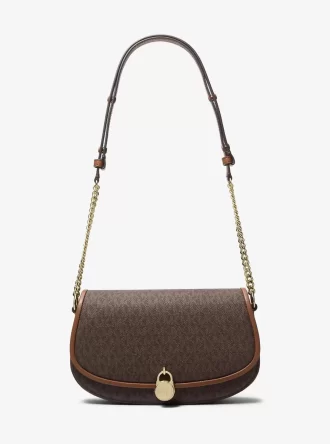 Mila Medium Messenger Bag mit charakteristischem Logo