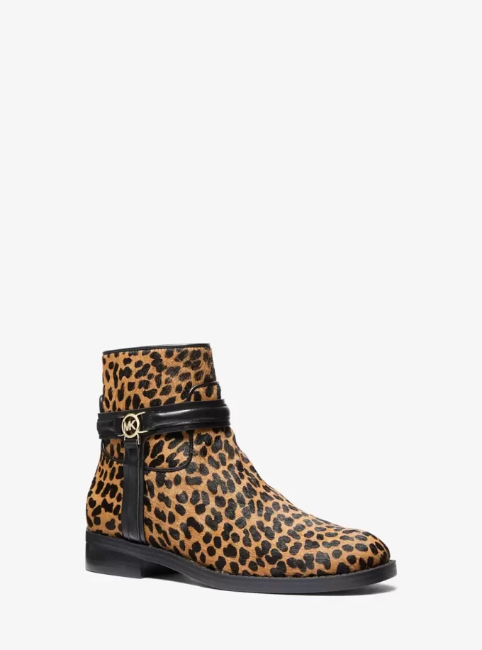 Mindy Stiefel aus Kalbsfell mit Leopardenmuster Mindy Stiefel aus Kalbsfell mit Leopardenmuster