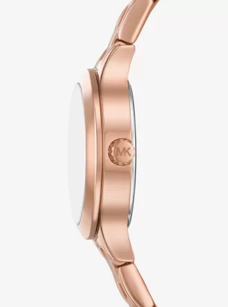 Mini Aspyn Pavé Roségoldfarbene Uhr