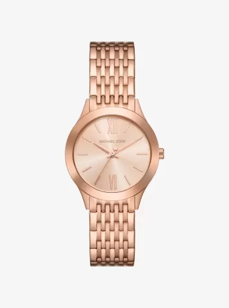 Mini Aspyn Uhr in Roségold-Optik