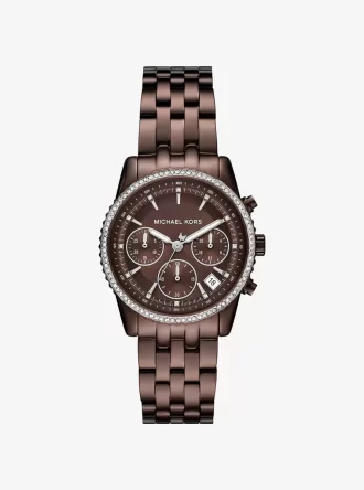 Mini Bryant Pavé Braun-Ton Uhr