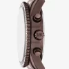 Mini Bryant Pavé Braun-Ton Uhr Mini Bryant Pavé Braun-Ton Uhr