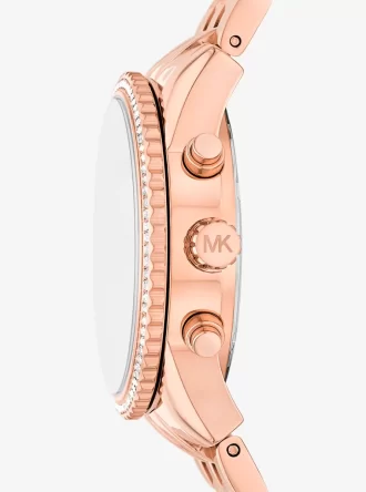 Mini Bryant Pavé Roségoldfarbene Uhr
