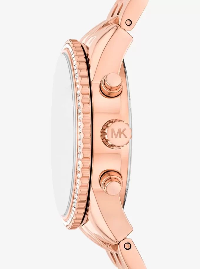 Mini Bryant Pavé Roségoldfarbene Uhr Mini Bryant Pavé Roségoldfarbene Uhr