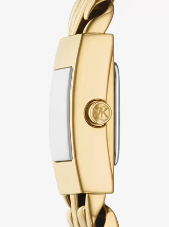 Mini Darrington Goldfarbene Gliederarmbanduhr