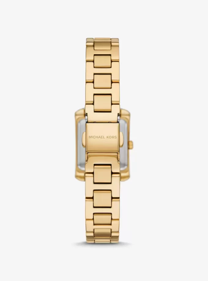 Mini Emery Pavé Goldfarbene Uhr Mini Emery Pavé Goldfarbene Uhr