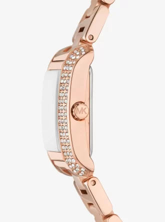 Mini Emery Pavé Roségoldfarbene Uhr