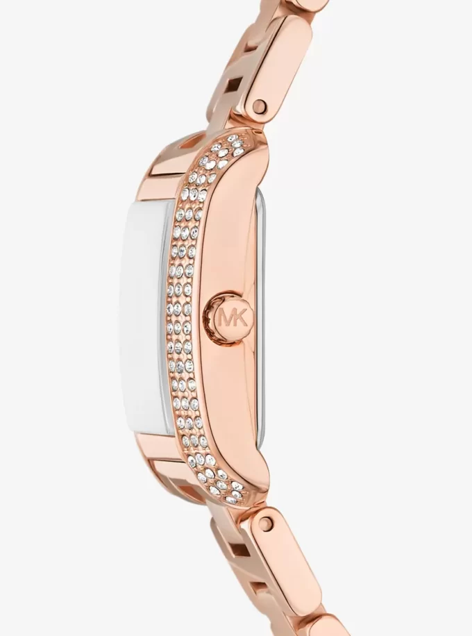 Mini Emery Pavé Roségoldfarbene Uhr Mini Emery Pavé Roségoldfarbene Uhr