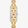 Mini Empire Pavé Goldfarbene Armreifuhr