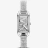Mini Empire Pavé Silberfarbene Armreifuhr Mini Empire Pavé Silberfarbene Armreifuhr