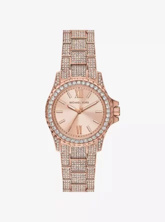 Mini Everest Pavé Roségoldfarbene Uhr