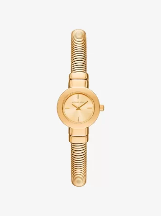 Mini Gramercy Goldfarbene Uhr