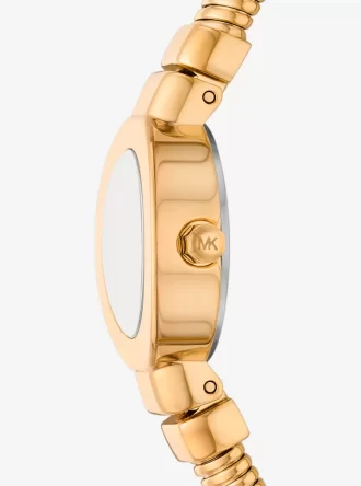 Mini Gramercy Goldfarbene Uhr