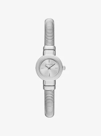 Mini Gramercy Uhr in Silberoptik