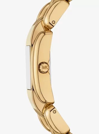 Mini Hally Pavé Goldfarbene Uhr