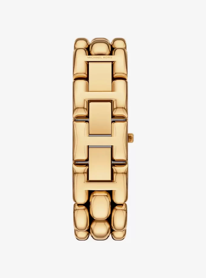 Mini Hally Pavé Goldfarbene Uhr Mini Hally Pavé Goldfarbene Uhr
