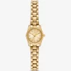 Mini Lexington Pavé Goldfarbene Uhr Mini Lexington Pavé Goldfarbene Uhr