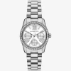Mini Lexington Pavé Silberfarbene Uhr Mini Lexington Pavé Silberfarbene Uhr