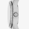 Mini Lexington Pavé Silberfarbene Uhr Mini Lexington Pavé Silberfarbene Uhr