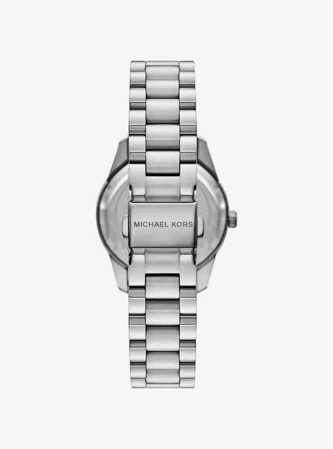 Mini Lexington Pavé Silberfarbene Uhr Mini Lexington Pavé Silberfarbene Uhr