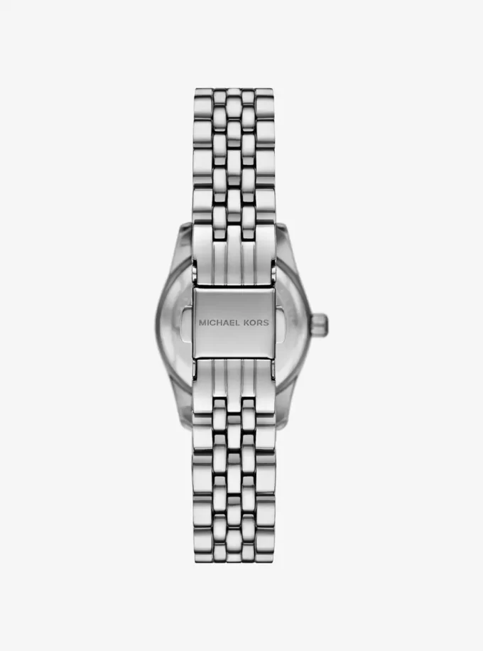 Mini Lexington Pavé Silberfarbene Uhr Mini Lexington Pavé Silberfarbene Uhr