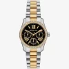 Mini Lexington Pavé Zweifarbige Uhr