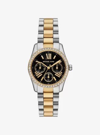 Mini Lexington Pavé Zweifarbige Uhr