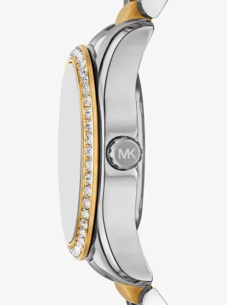 Mini Lexington Pavé Zweifarbige Uhr
