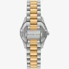 Mini Lexington Pavé Zweifarbige Uhr
