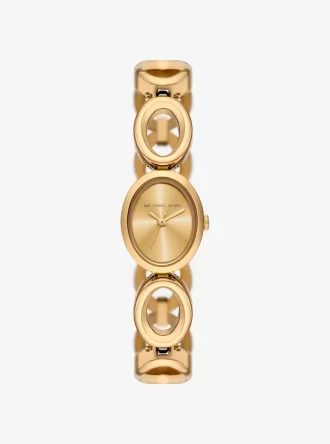 Mini Maude Goldfarbene Gliederuhr